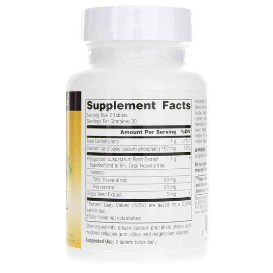 Resveratrol 40 Mg Tablets, SNN